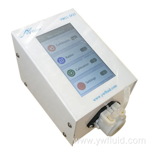 Digital lab peristaltic pump with flow control